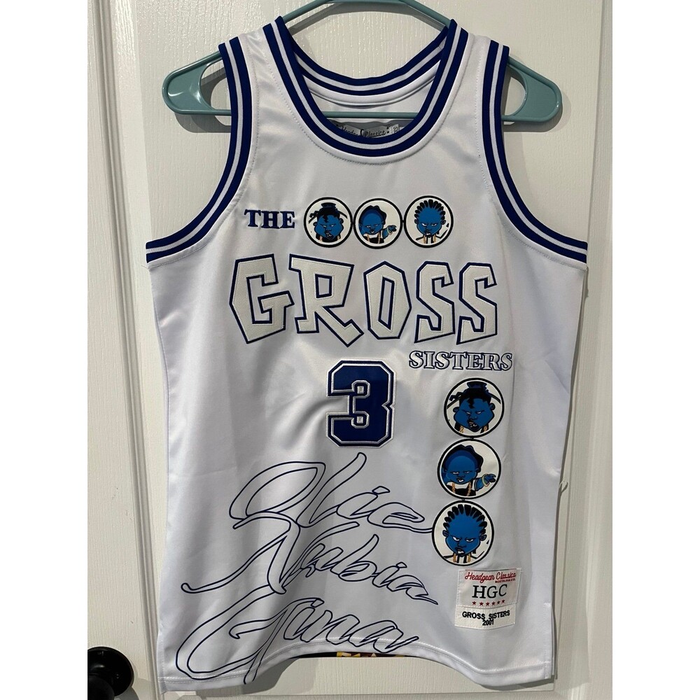 The Gross Sisters Basketball Jersey XS Headgear Classics Proud Family NWT
